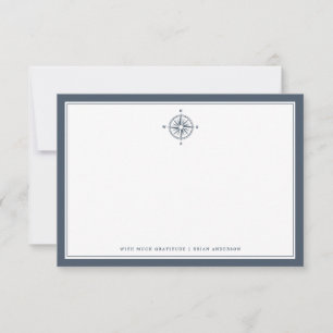 De Correspondance Thème Nautique Carte pour notes d'ardoise Rose C