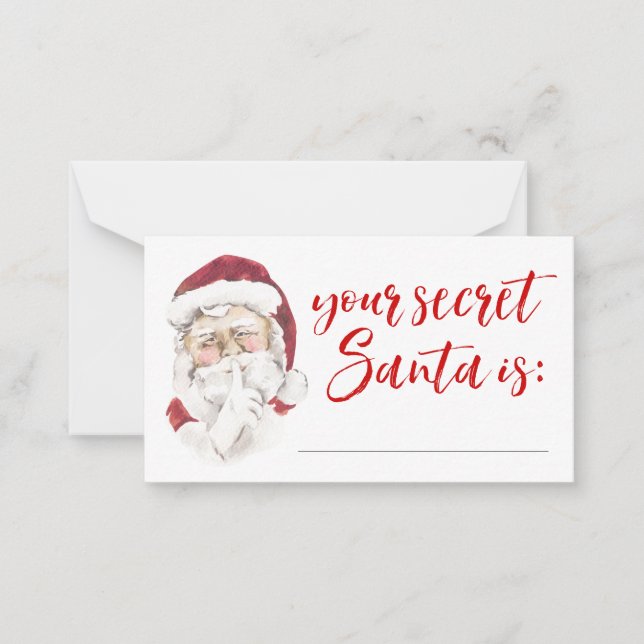De Correspondance Votre carte cadeau Secret Père Noël (Devant)
