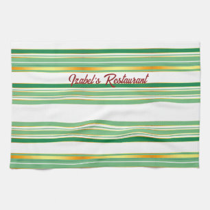 De Cuisine Linge Luxe Populaire Green Gold Texture Collection