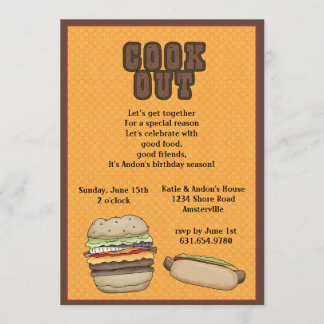 De cuisinier invitation