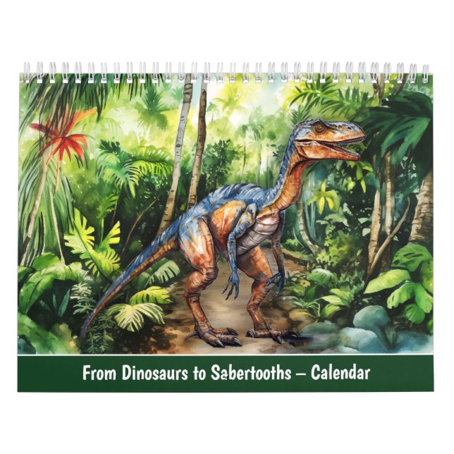 De Dinosaures à Sabredents – Calendrier (Protection)