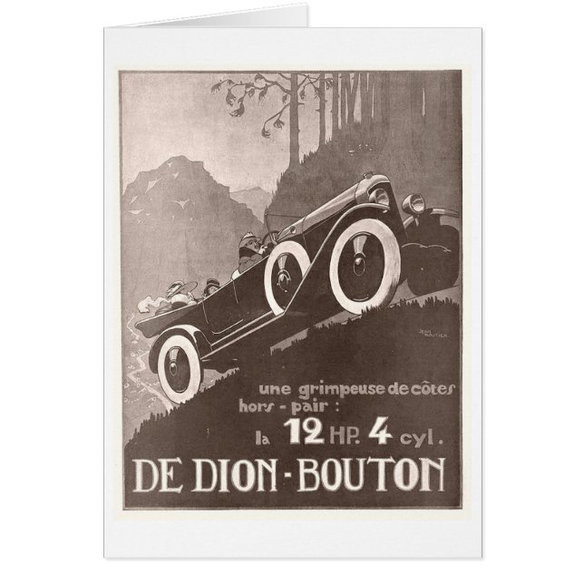 De Dion Bouton Vintage Ad (Devant)
