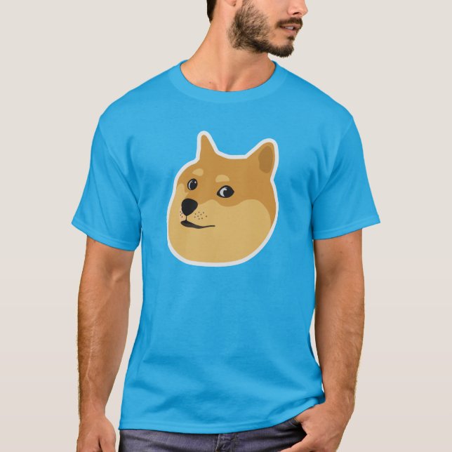 De doge de T-shirt shibe très un tel style (Devant)