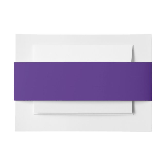De Faire-part Bandeau ventre Invitation Violet Monstre (Devant Example)