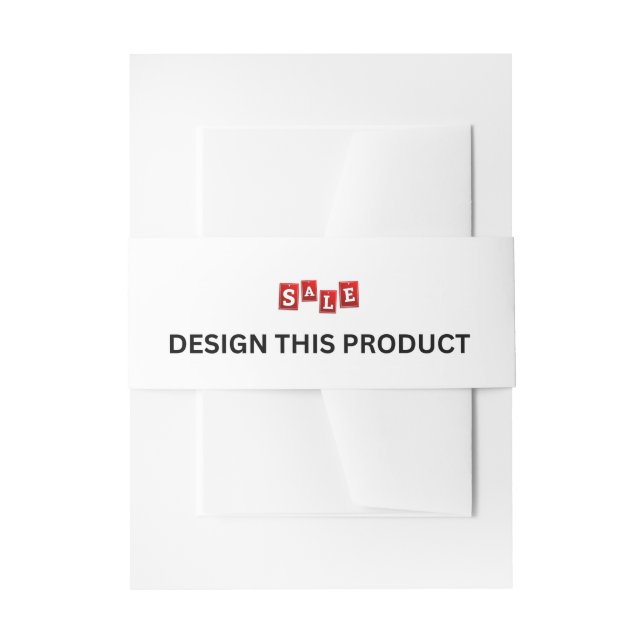 De Faire-part VENTE ! Invitation Bandeau Ventre - Portrait - 25  (Devant example)