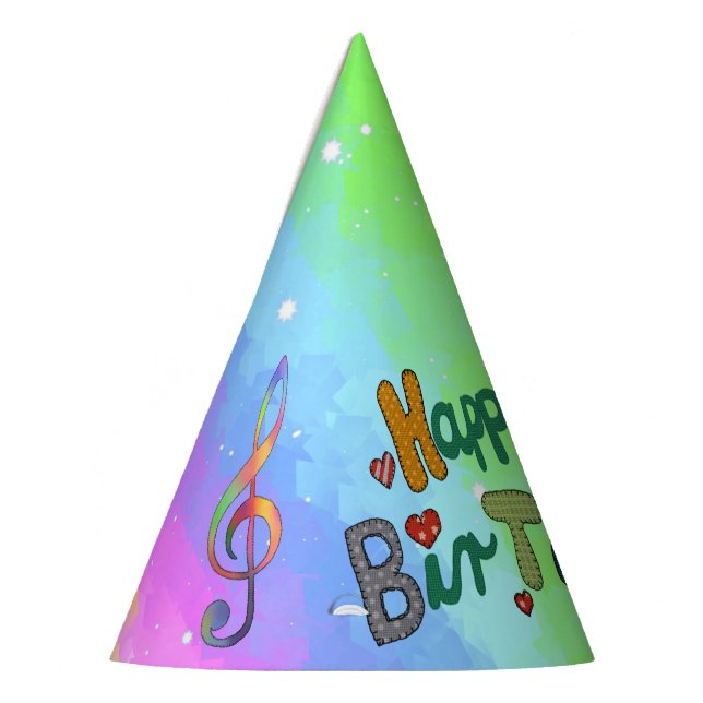 De Fètes Chapeaux d'anniversaire (Gauche)