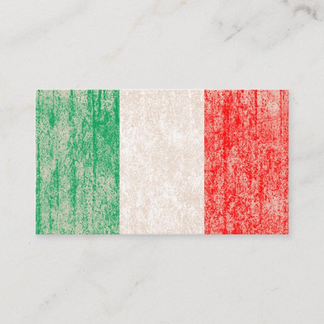 De Fidélité carte perforée drapeau italien (Devant)