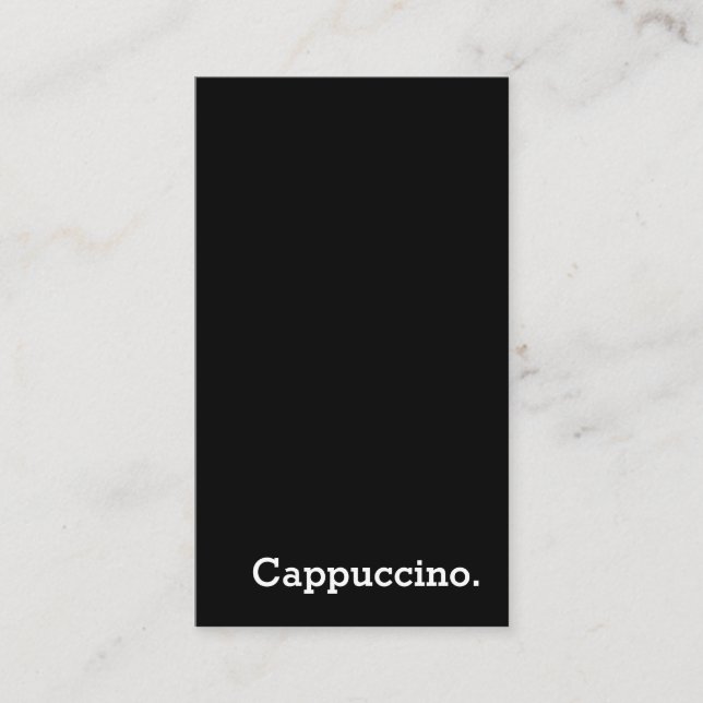 De Fidélité Carte poinçonnée Cappuccino Loyauté foncée vertica (Devant)