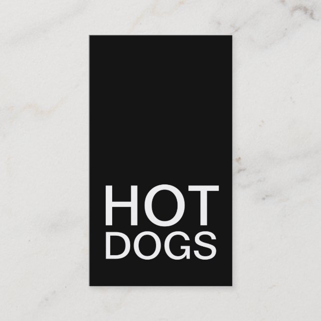 De Fidélité carte punch hot dogs (Devant)