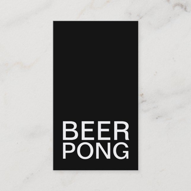 De Fidélité carte punch pong bière (Devant)