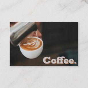 De Fidélité Carte simple Loyalty Pour Coffee Art Punch Card