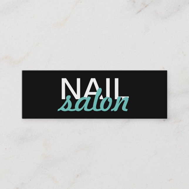 De Fidélité le salon d'ongle manicures la carte perforée (Devant)