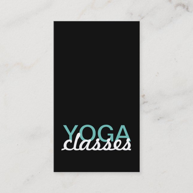 De Fidélité le yoga classe la carte perforée (Devant)