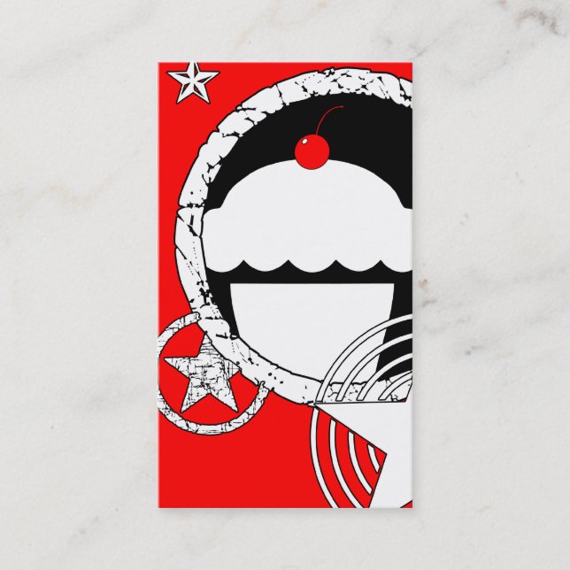 De Fidélité punk cupcakes carte punk (Devant)