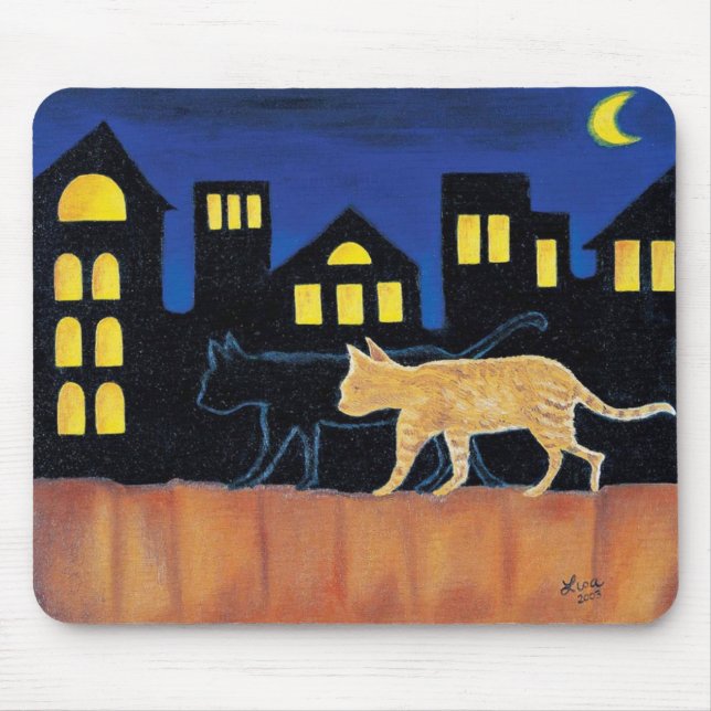 De filles de nuit tapis de souris "" (Devant)
