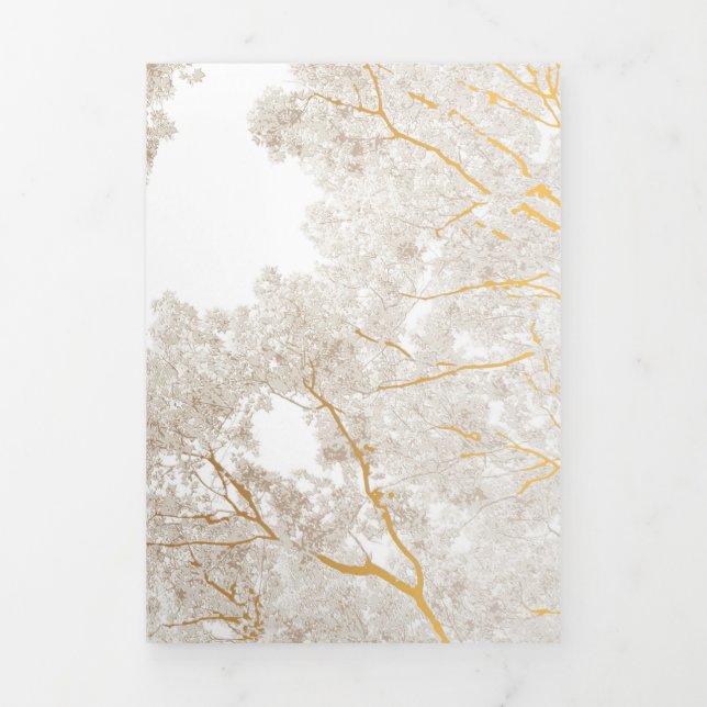 De Fin D'année Trois Volets Carte des arbres 1 (Page de couverture)