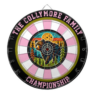 De Fléchettes Grizzly majestueux avec l'art cible