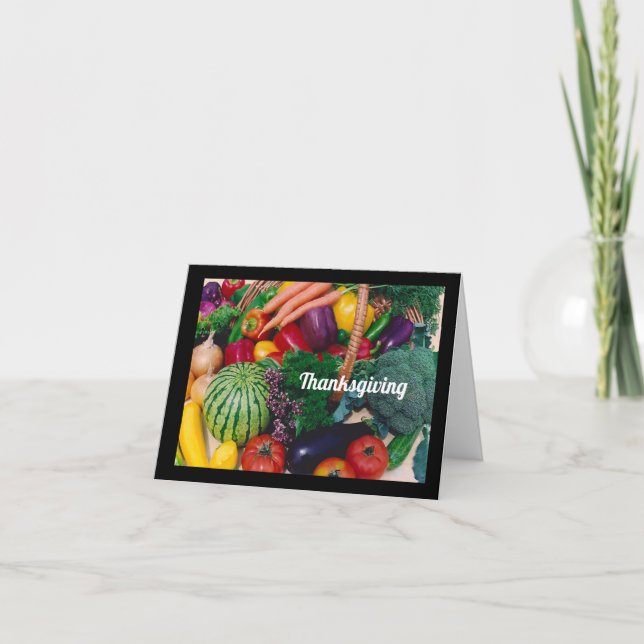 De généreux voeux pour la carte de voeux de Thanks (Devant)