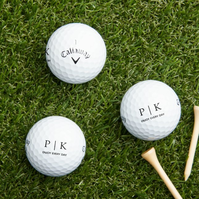 De Golf Balles Callaway Supersoft Monogramme Moderne 12 Pa (Herbe in situ)