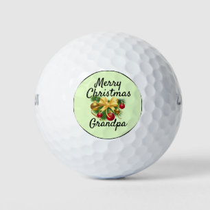 De Golf Cadeau Christma personnalisé pour Grandpa 3 balles