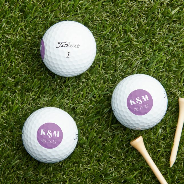 De Golf Mariage Week-end Date pour se souvenir des balles  (Herbe in situ)