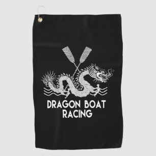De Golf Serviette à sueur Black White Dragon