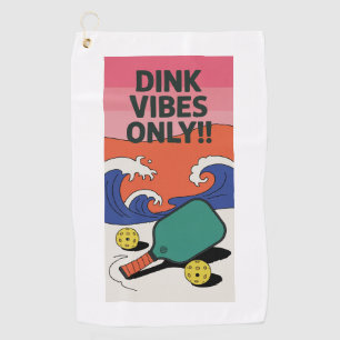 De Golf Vibes Dink Rétro Seulement! ! Serviette Sport Padd