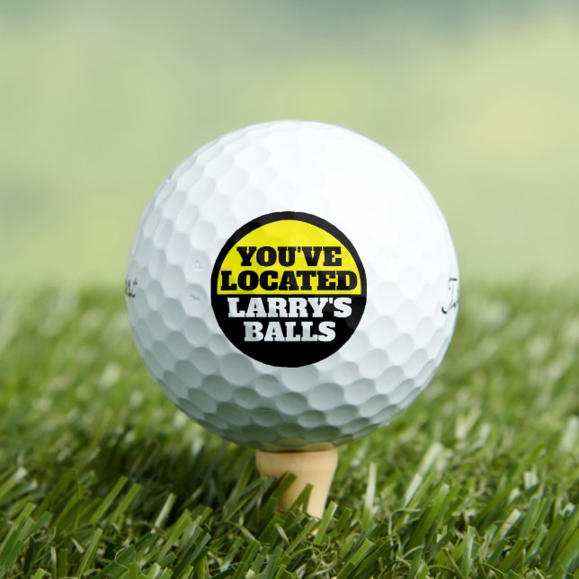 DE GOLF VOUS AVEZ TROUVÉ LES BALLES "VOTRE NOM" (T-shirt Insitu)