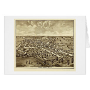 De Graff, carte panoramique de l'OH - 1875