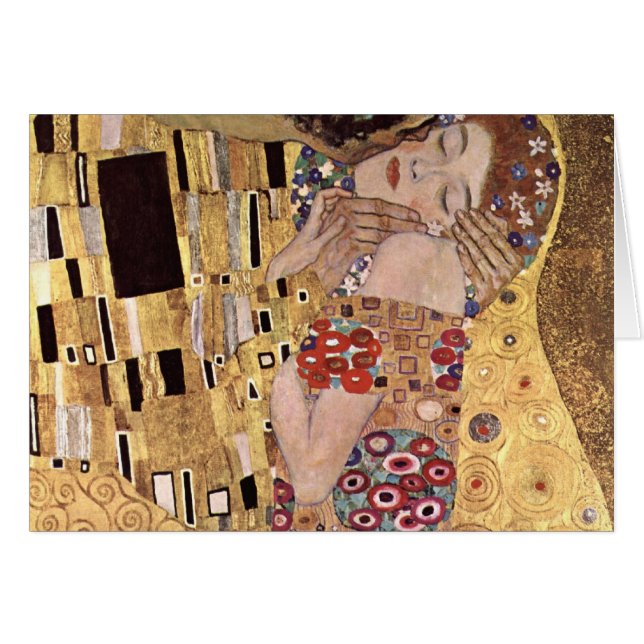~ de Gustav Klimt le baiser (Devant horizontal)