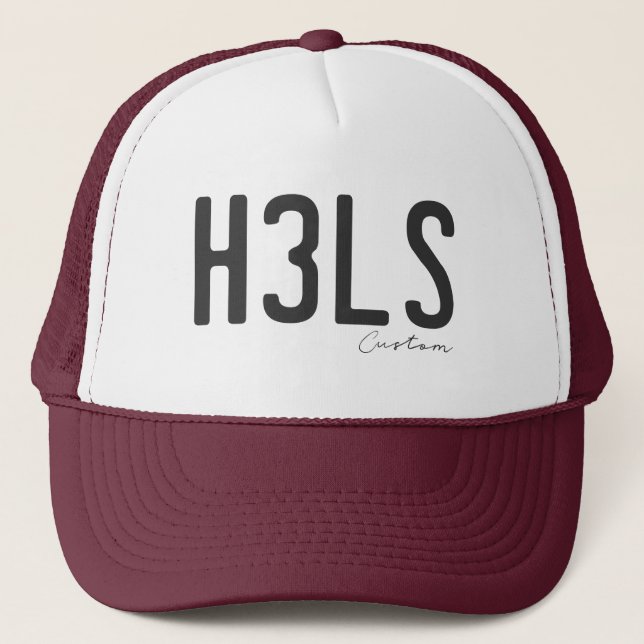 De H3LS casquette de camionneur OUAIS (Devant)