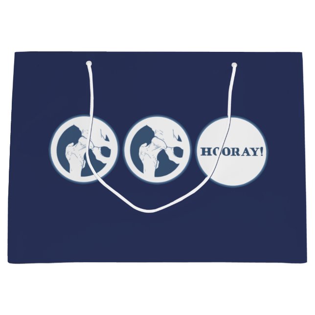 De hanche de hanche sac de cadeau hourra (Devant)