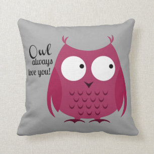 De hibou amour toujours vous ! Coussin