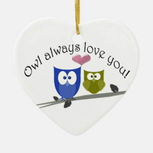 De hibou amour toujours vous ! Ornement