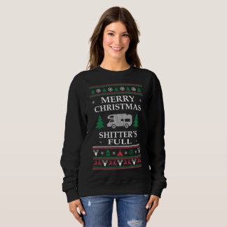 De Joyeux Noël plein rv sweatshirt laid de