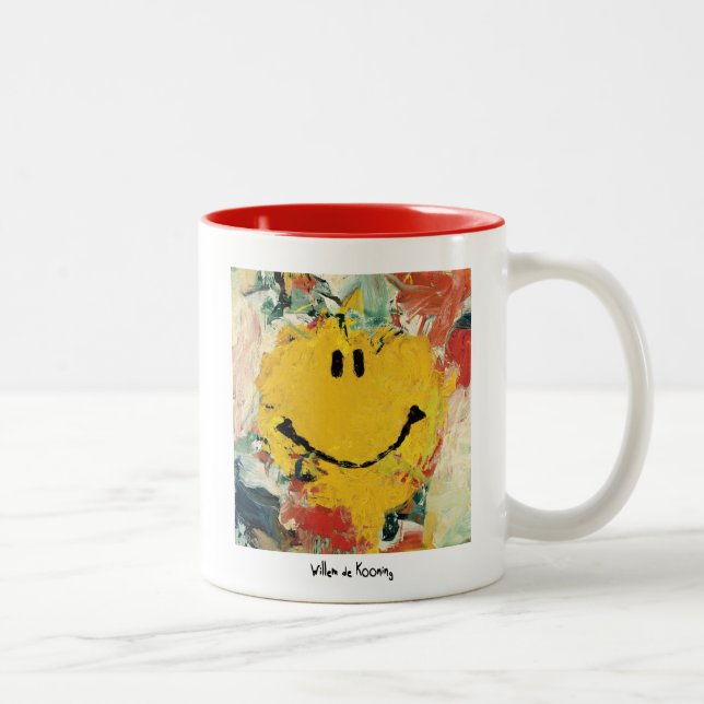 de kooning happy face mug (Droit)