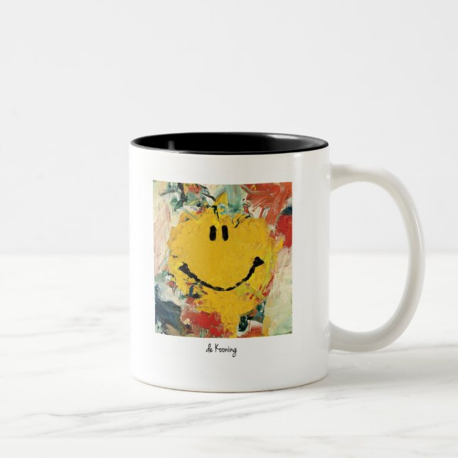 de kooning happy face mug (Droit)