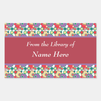 De la Bibliothèque des Stickers d'Art Abstrait