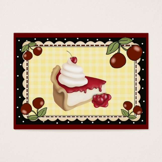 De la carte cuisine - Gâteau au fromage cerisier - (Devant)