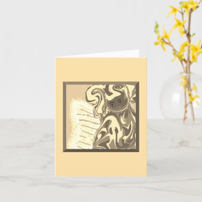 De la carte de la fée des dents (Fleur jaune)