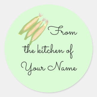 De la cuisine de, Corn sur les Stickers Cob