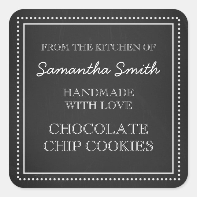 De la cuisine de Sticker Chalkboard (Devant)