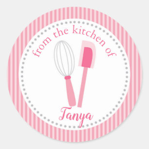 De la cuisine des autocollants personnalisés