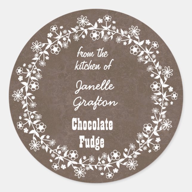 De la cuisine des fleurs Canning Étiquette V16 (Devant)