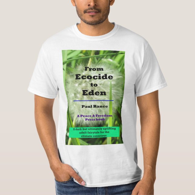 De l'écocide à la T-shirt en coton Eden pour homme (Devant)