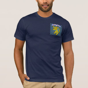 De l'Ecosse T-shirt effréné de symbole de lion