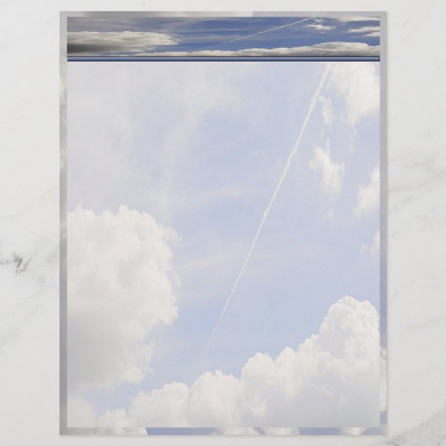 De Lettre Avec Motif En-tête personnel professionnel (Devant)