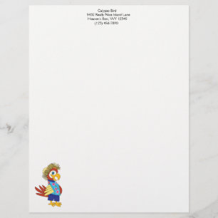 De Lettre Customisable En-tête personnalisé "Island Parrot"