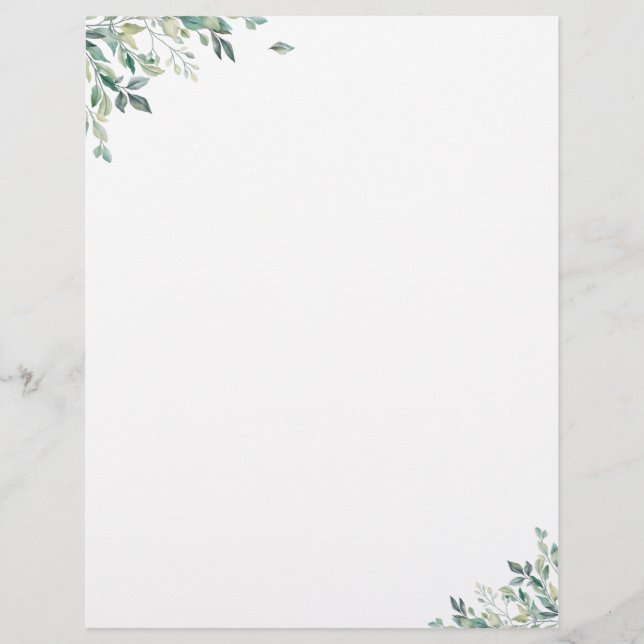 De Lettre Élégant monogramme En-tête moderne (Devant)