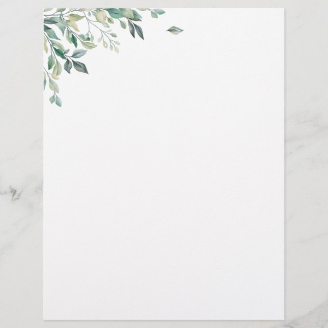 De Lettre Élégant monogramme En-tête moderne (Devant)